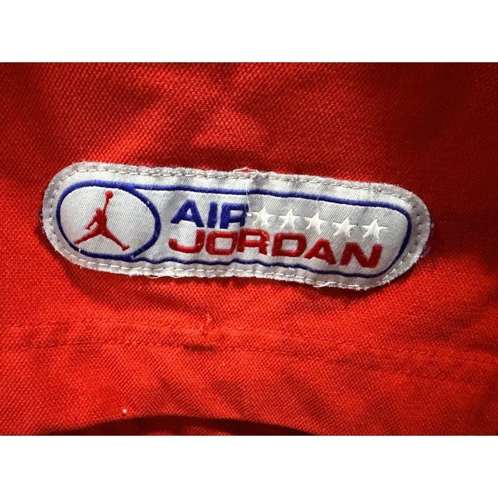 Vintage Air Jordan 23 Quarter Zip Warmup Shirt Mens XXL Blue Red Colorblock